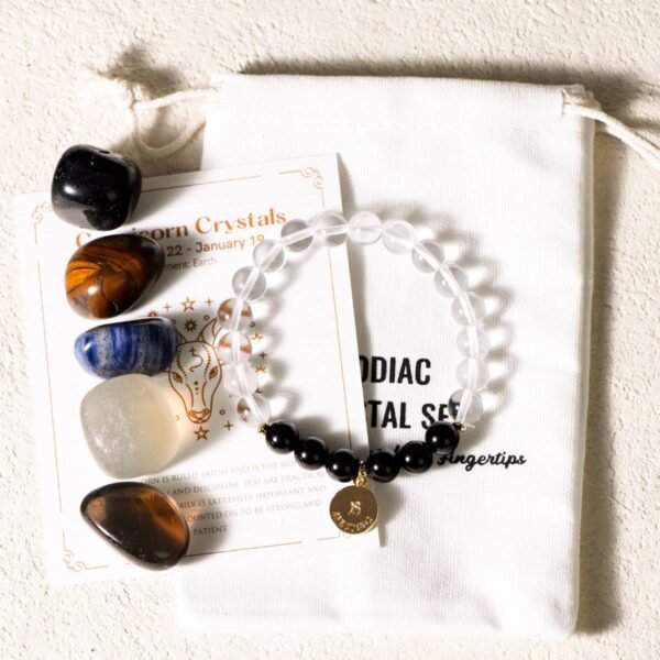 12 Zodiac Signs Healing Stones + Bracelet Sets Raw Crystal Stones Magical Energy Stones Gifts