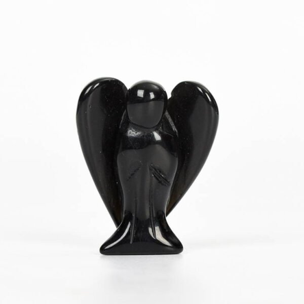 天使雕刻1.5寸11 Ángel Cristal Natural Muebles para el Hogar Cristal de Energía