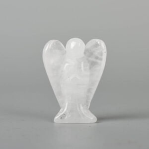 天使雕刻1.5寸6 Ángel Cristal Natural Muebles para el Hogar Cristal de Energía