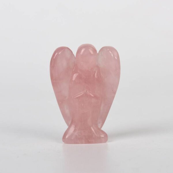 天使雕刻1.5寸7 Ángel Cristal Natural Muebles para el Hogar Cristal de Energía