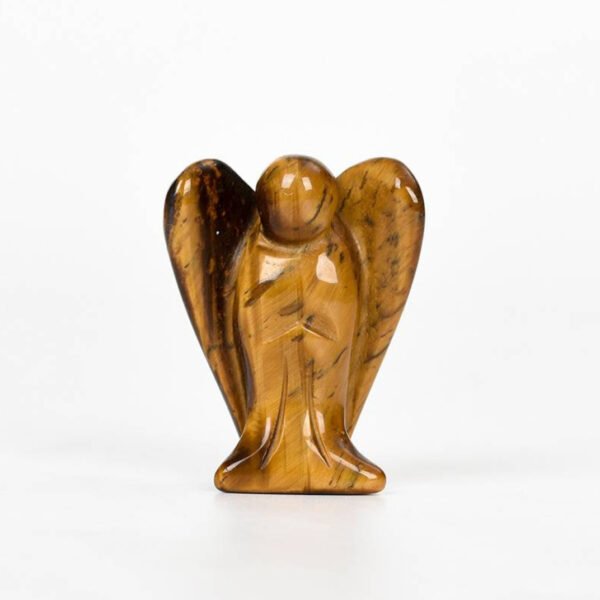 天使雕刻1.5寸8 Ángel Cristal Natural Muebles para el Hogar Cristal de Energía