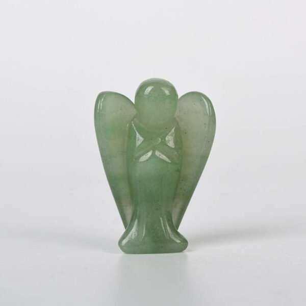 天使雕刻1.5寸9 Ángel Cristal Natural Muebles para el Hogar Cristal de Energía