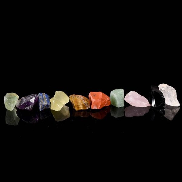 Piedra de Cristal en Bruto Serie Verde Cristal Natural Piedra de Aromaterapia Piedra Curativa