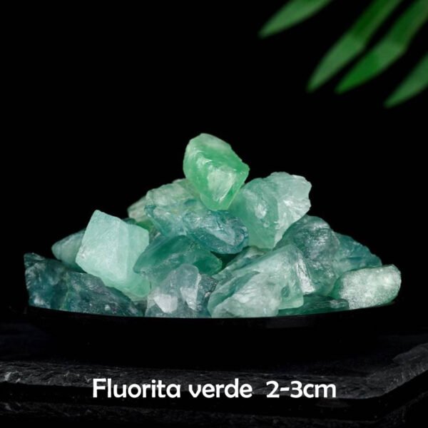 Piedra de Cristal en Bruto Serie Verde Cristal Natural Piedra de Aromaterapia Piedra Curativa
