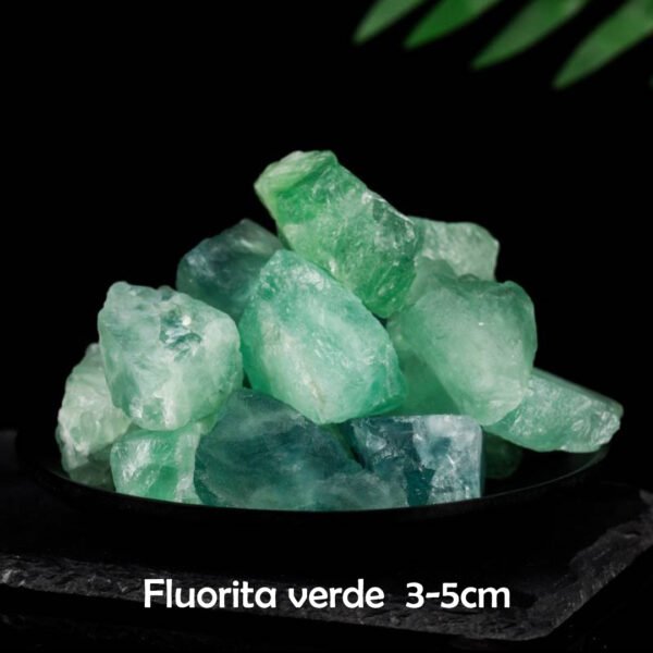 Piedra de Cristal en Bruto Serie Verde Cristal Natural Piedra de Aromaterapia Piedra Curativa