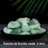 Piedra de Cristal en Bruto Serie Verde Cristal Natural Piedra de Aromaterapia Piedra Curativa
