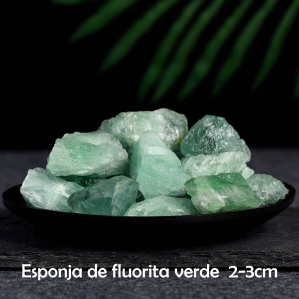 Piedra de Cristal en Bruto Serie Verde Cristal Natural Piedra de Aromaterapia Piedra Curativa