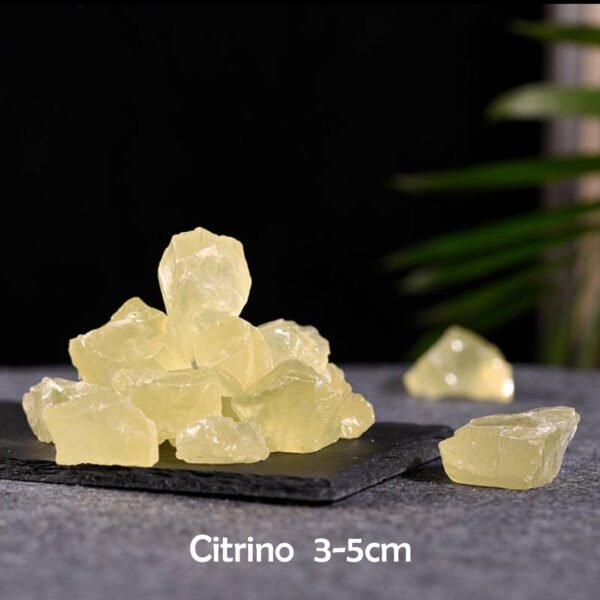 Piedra de Cristal en Bruto Serie Amarilla Cristal Natural Piedra de Aromaterapia Piedra Curativa