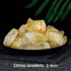 Piedra de Cristal en Bruto Serie Amarilla Cristal Natural Piedra de Aromaterapia Piedra Curativa