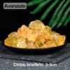 Piedra de Cristal en Bruto Serie Amarilla Cristal Natural Piedra de Aromaterapia Piedra Curativa
