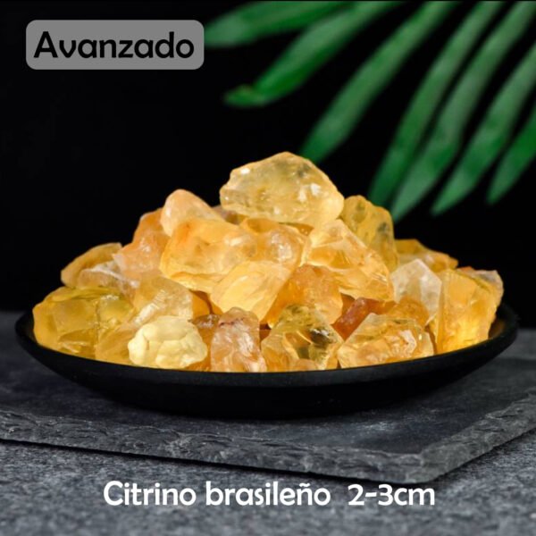 Piedra de Cristal en Bruto Serie Amarilla Cristal Natural Piedra de Aromaterapia Piedra Curativa