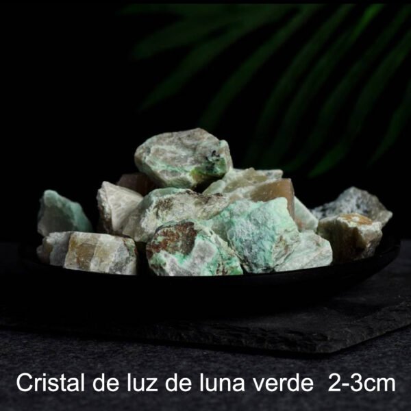 Piedra de Cristal en Bruto Serie Verde Cristal Natural Piedra de Aromaterapia Piedra Curativa