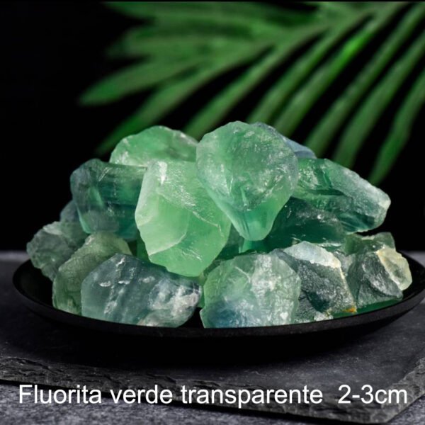 Piedra de Cristal en Bruto Serie Verde Cristal Natural Piedra de Aromaterapia Piedra Curativa