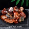Raw Crystal Stone Red Series Natural Crystal Aromatherapy Stone Healing Stone