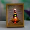 Classic Seven Chakra Stone Frame Lighting Style Crystal Stone Add Meaning Explanation