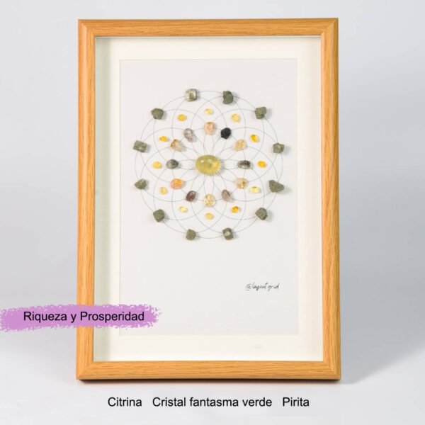 水晶阵网格画相框10 Crystal Matrix Energy Stone Crystal Stone Photo Frame Desk Decorations Gift