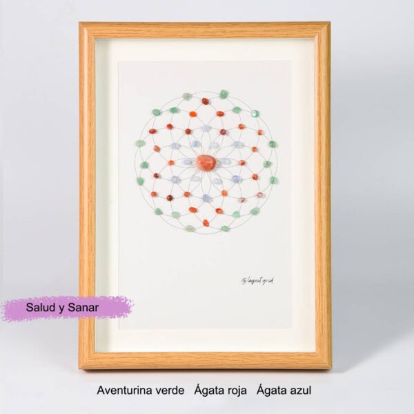 水晶阵网格画相框12 Crystal Matrix Energy Stone Crystal Stone Photo Frame Desk Decorations Gift