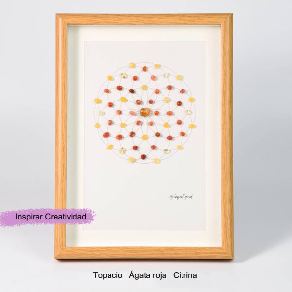 水晶阵网格画相框16 Crystal Matrix Energy Stone Crystal Stone Photo Frame Desk Decorations Gift