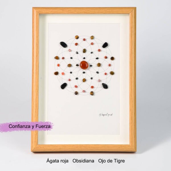 水晶阵网格画相框18 Crystal Matrix Energy Stone Crystal Stone Photo Frame Desk Decorations Gift