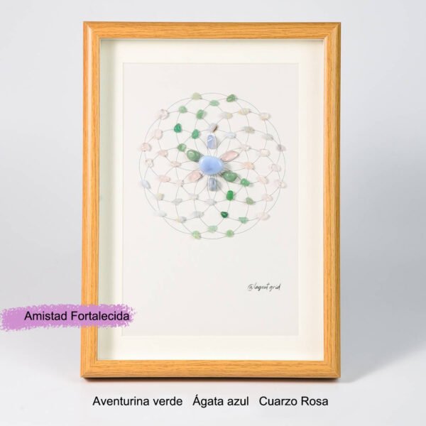 水晶阵网格画相框21 Crystal Matrix Energy Stone Crystal Stone Photo Frame Desk Decorations Gift