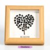 Árbol del Amor Piedra de Cristal Energética Marco de la Foto Decoraciones de Escritorio Regalo