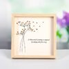 Dandelion Crystal Energy Stone Photo Frame Desk Decorations Gift