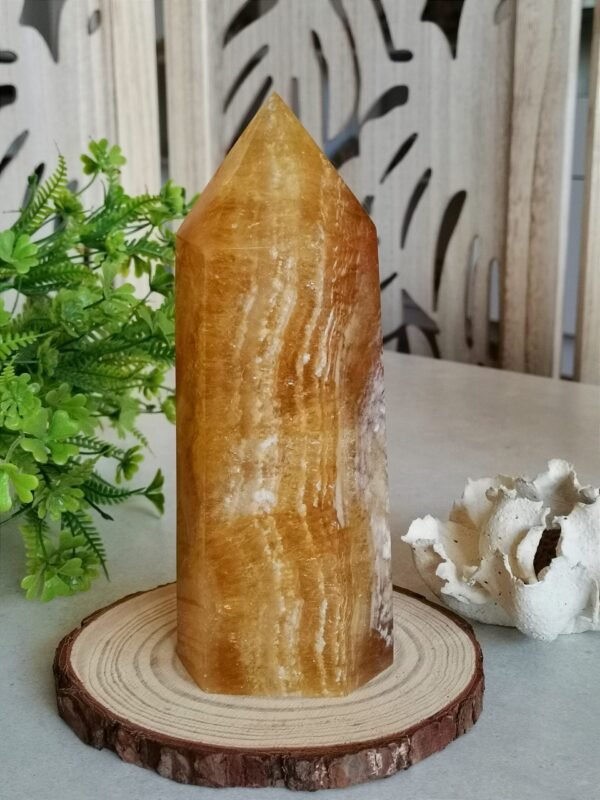 Torre tallada de fluorita dorada 1.1kg Alta calidad con numerosas puntas de cuarzo mica brillantes Regalos para parejas amigo Regalos para la familia