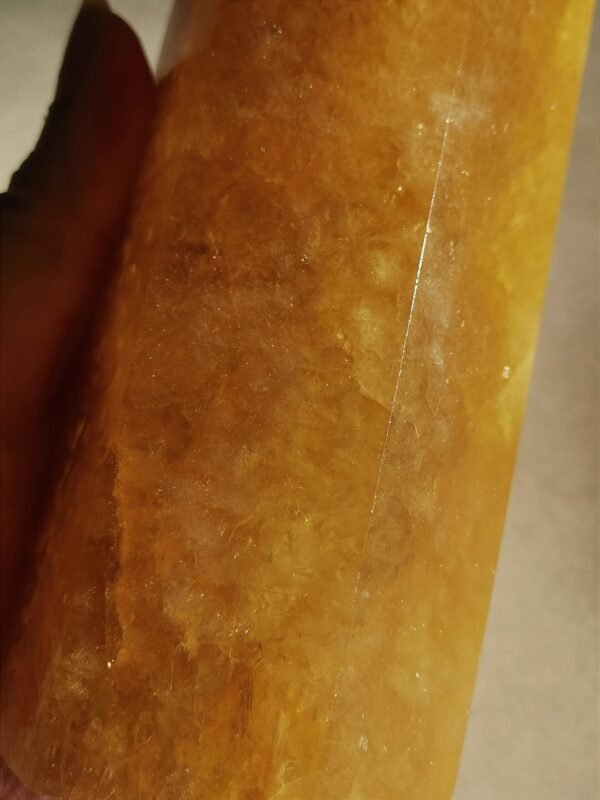 Torre tallada de fluorita dorada 1.1kg Alta calidad con numerosas puntas de cuarzo mica brillantes Regalos para parejas amigo Regalos para la familia