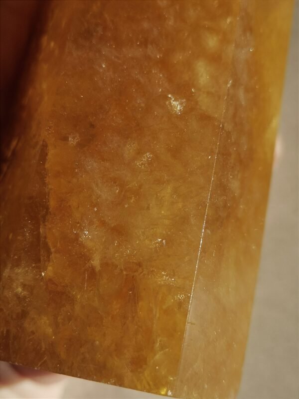 Torre tallada de fluorita dorada 1.1kg Alta calidad con numerosas puntas de cuarzo mica brillantes Regalos para parejas amigo Regalos para la familia