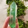 Obelisco de fluorita verde natural Torre de cristal de cuarzo Sanación Reiki Punta de varita de cristal Energía cristalina Decoración del hogar Regalos para parejas amigo Regalos para la familia