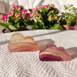 MEITU_20251130_205656401 Rainbow Fluorite Carving Clouds Rainbow Crystal Healing Stone Energy Crystal Home Decor Healing Decoration Gifts for Couples Friend Family Gifts