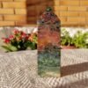 Ocean Jasper Tower with Geode - High Quality AAA+ Energy Tower Multicolor Healing Crystal Energy Crystal Healing Home Decor Gifts for Couples Friend Family Gifts