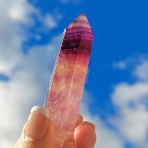 Screenshot_20251130_214122_com.lemon.lv AAA+ Rainbow Pink Fluorite Tower Natural Crystal - Healing Stone - Energy - Home Decoration Healing Gifts for Couples Friend Family Gifts