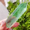 Obelisco de fluorita verde natural Torre de cristal de cuarzo Sanación Reiki Punta de varita de cristal Energía cristalina Decoración del hogar Regalos para parejas amigo Regalos para la familia