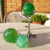 Esfera de fluorita verde Decoración del hogar Regalos para parejas amigo Regalos para la familia