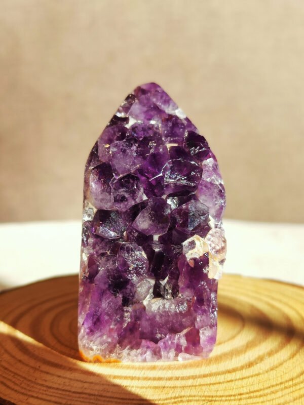 oznorCO Natural amethyst—Raw quartz crystal—Reiki healing stone