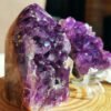oznorCO Natural amethyst—Raw quartz crystal—Reiki healing stone