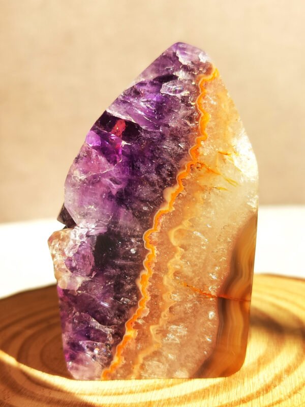 oznorCO Natural amethyst—Raw quartz crystal—Reiki healing stone