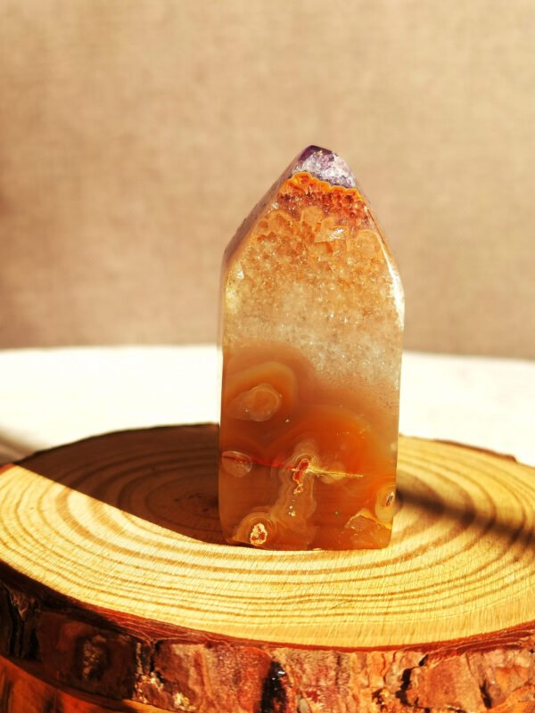 oznorCO Natural amethyst—Raw quartz crystal—Reiki healing stone