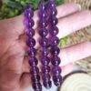 Premium AAA Uruguayan Amethyst Bracelet - Intense Deep Violet Color - Gifts for Couples and Friends