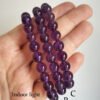 Premium AAA Uruguayan Amethyst Bracelet - Intense Deep Violet Color - Gifts for Couples and Friends