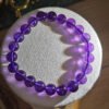 Premium AAA Uruguayan Amethyst Bracelet - Intense Deep Violet Color - Gifts for Couples and Friends