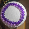 Premium AAA Uruguayan Amethyst Bracelet - Intense Deep Violet Color - Gifts for Couples and Friends