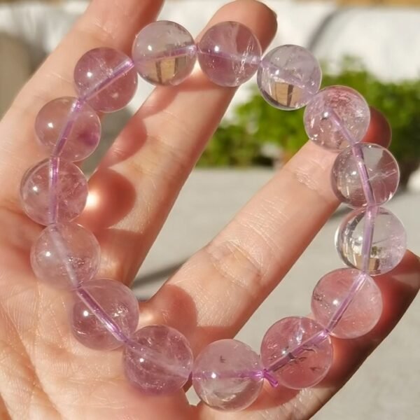 Bolivian Amethyst Bracelet - Third Eye Chakra · Crown - Gifts for Couples and Friends