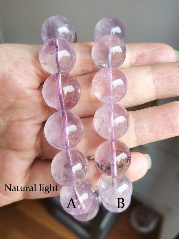 Bolivian Amethyst Bracelet - Third Eye Chakra · Crown - Gifts for Couples and Friends