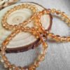 High transparency golden citrine bracelet - Solar Plexus Chakra - Gifts for couples, friends, and family