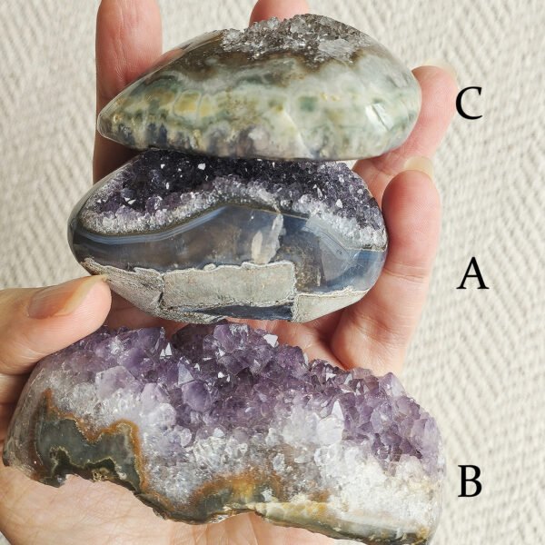 Raw amethyst Home decor Gifts for couples Gifts for friends Gifts for family