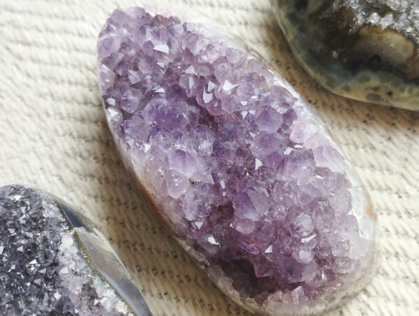 Raw amethyst Home decor Gifts for couples Gifts for friends Gifts for family