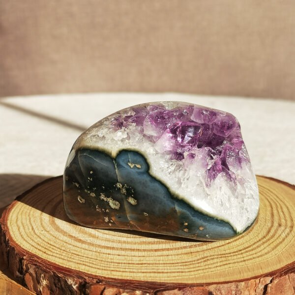 IMG_20260120_122508 Natural amethyst—Raw quartz crystal—Reiki healing stone