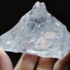 Highly transparent raw rock crystal quartz